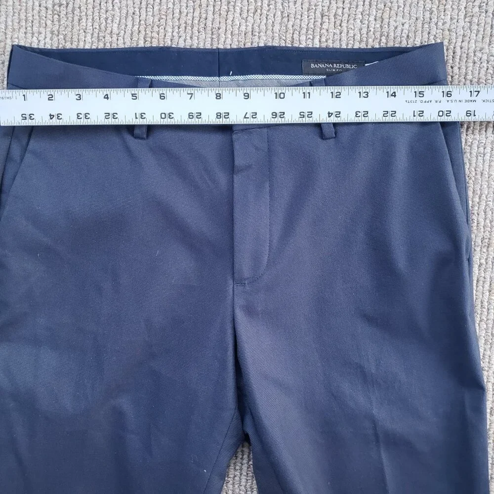 Banana Republic Navy Blue Pants Men's 30x32